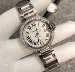 Ballon Bleu De Cartier 33mm Watch Stainless Steel Quartz Movement